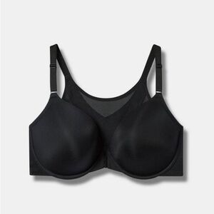 Torrid Curve 360 Back Smoothing Lightly Lined T Shirt Bra UW Womens 38C Black